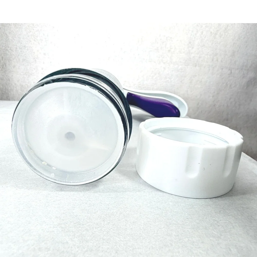 Wilton Simple Success Cookie Press‎ White Purple 12 Discs Trigger Handle
